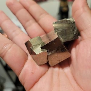 Pyrite cubes